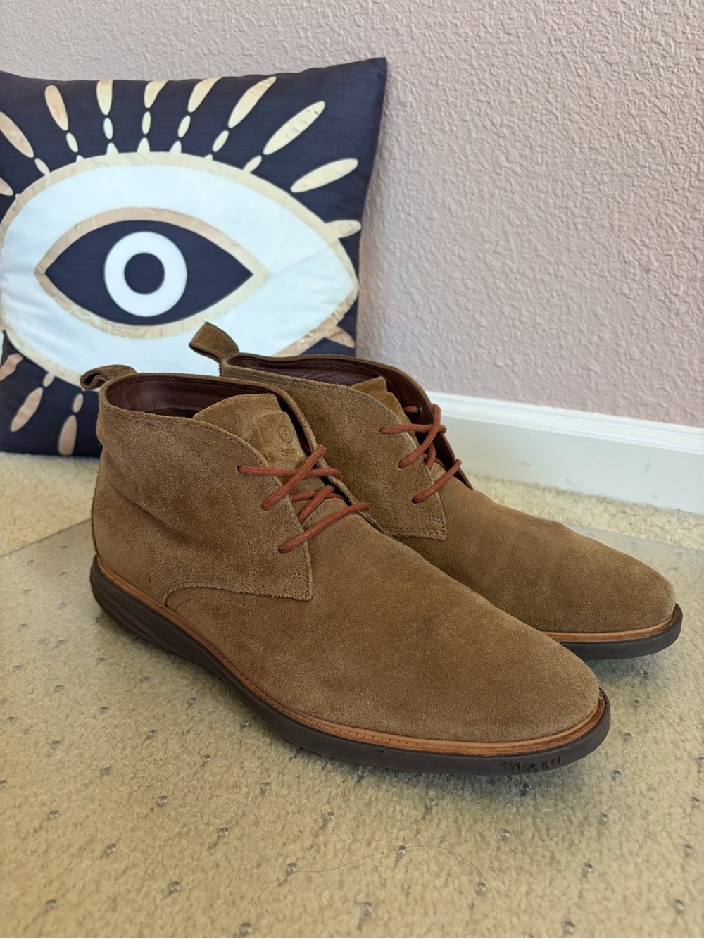 Cole Haan GrandMotion Suede Chukka Boots Woodbury Tan Brown Grand.OS Mens 11.5